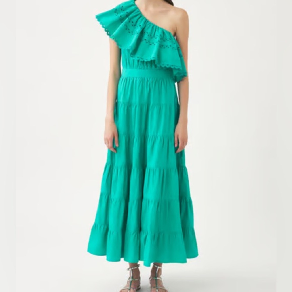 Aqua Rodo Blouse - Picture 1 of 9